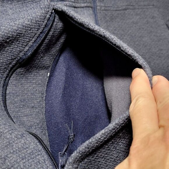 Under Armour Mens Small Fleece Specialist Vest Grid Blue Full Zip Pockets NEW - Picture 8 of 16